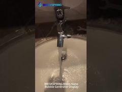 BRISKSPRING মাইক্রো ন্যানো বুদবুদ জেনারেটর ডিসপ্লে