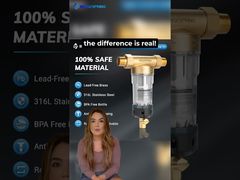 পুরো বাড়ির জন্য ম্যানুয়াল ক্লিনিং ফিল্টার স্পিন ডাউন পলি