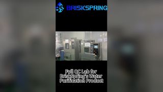 BriskSpring এর জল পরিশোধন পণ্যের জন্য সম্পূর্ণ QC ল্যাব