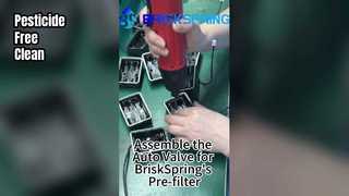 Briskspring এর প্রি-ফিল্টারের জন্য অটো ভালভ একত্রিত করুন