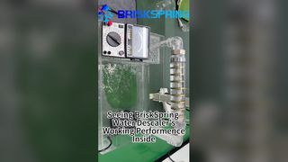 ভিতরে BriskSpring জল ডেসকেলার কর্মক্ষমতা