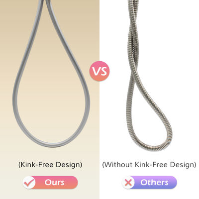 সুপার সফট অ্যান্টি-টুইস্ট নমনীয় শাওয়ার হোস