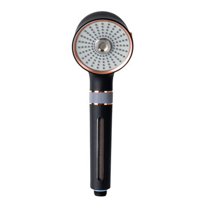 মাইক্রো ন্যানো বুদবুদ হ্যান্ডহেল্ড শাওয়ার হেড 130mm ক্রোম 3 স্প্রে মোড