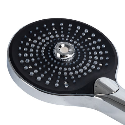 মাইক্রো ন্যানো বুদবুদ হ্যান্ডহেল্ড শাওয়ার হেড 130mm ক্রোম 3 স্প্রে মোড
