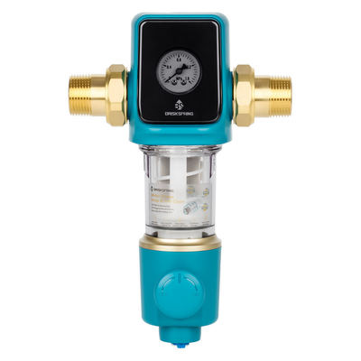 গৃহস্থালীর ব্যবহারের জন্য সাইফন ব্যাকওয়াশ স্পিন ডাউন ডিজাইন সহ BPA মুক্ত পলল প্রি-ফিল্টার