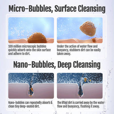 লন্ড্রি এবং খাদ্য পরিষ্কারের জন্য স্বচালিত কল মাইক্রো ন্যানো বুদ্বুদ এয়ারেটর