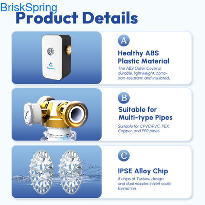 ওয়াটার ডিসক্যালার অ্যান্টি-লিকস্কেল ট্রিটমেন্ট, পরিবেশ বান্ধব হার্ড ওয়াটার কন্ডিশনার পুরো হাউস পাইপিং জন্য