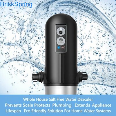 3/4 ইঞ্চি থ্রেড পুরো ঘর জল ডিসক্যালার কোন বিদ্যুৎ রক্ষণাবেক্ষণ বিনামূল্যে লবণ মুক্ত জল কন্ডিশনার