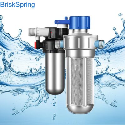 এনএসএফ সার্টিফাইড 316L স্টেইনলেস স্টিল মেশ ওয়াটার প্রি-ফিল্টার, যার প্রবাহের হার 6T/H এবং বুদ্ধিমান টাচ কন্ট্রোল