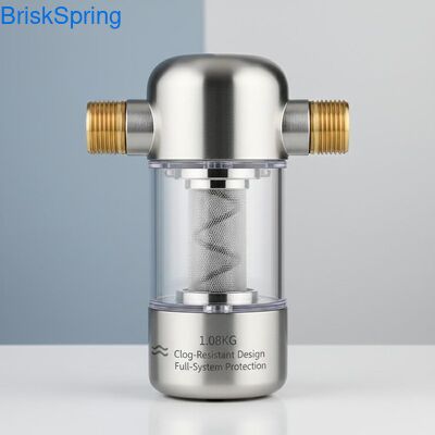 সংক্ষিপ্ত ১.০৮ কেজি জল প্রি-ফিল্টার, যা জ্যাম-প্রতিরোধী ডিজাইন এবং সম্পূর্ণ সিস্টেম সুরক্ষা সহ