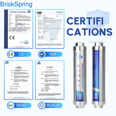 Salt-Free Water Descaler System: Stop Hard Water Scale, Extend Appliance Lifespan & Improve Water Efficiency (No Chemicals Needed)
