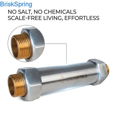 লবণ মুক্ত পুরো বাড়ির জল কন্ডিশনার। স্বাস্থ্যকর ত্বক, চুল এবং গৃহস্থালী যন্ত্রপাতি জন্য পরিবেশ বান্ধব স্কেল প্রতিরোধ