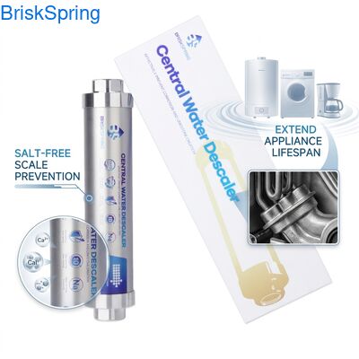 Salt-Free Water Descaler for Home: Stop Hard Water Scale, Improve Efficiency & Prolong Appliance Lifespan Without Chemicals