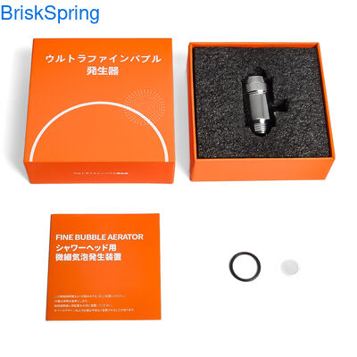 জল-চালিত ঝরনা মাথার জন্য H59-1 ব্রাস উপাদান 0.001-0.1 MM বুদবুদ ব্যাস সহ মাইক্রো ন্যানো বাবল এরেটর অগ্রভাগ