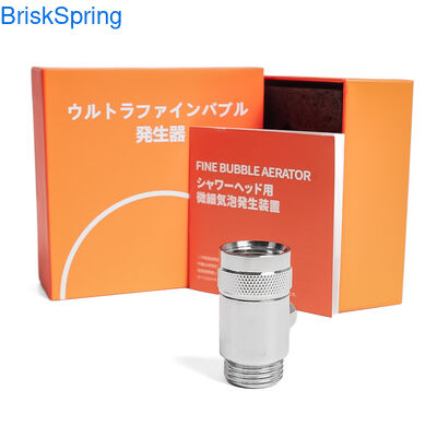 জল-চালিত ঝরনা মাথার জন্য H59-1 ব্রাস উপাদান 0.001-0.1 MM বুদবুদ ব্যাস সহ মাইক্রো ন্যানো বাবল এরেটর অগ্রভাগ