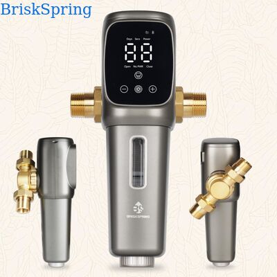 Fully Automatic Whole House Water Prefilter with SUS 316L Stainless Steel Mesh