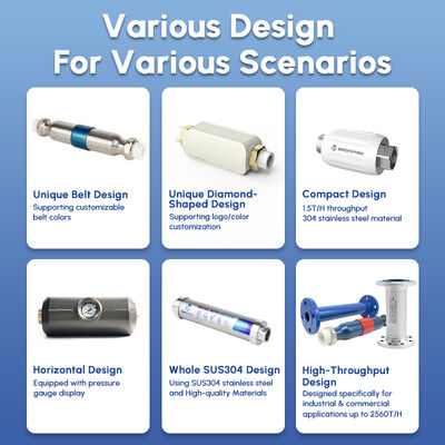 Whole House Water Descaler 5000L/H Flow Rate with 99.99% Anti-Bacterial Performance and No Electricity