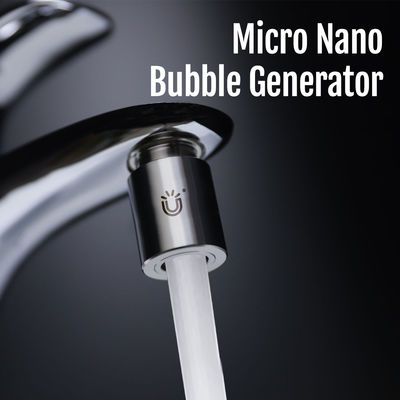 Micro Nano Bubble Faucet Aerator Ultra Fine Bubble Generator with One Hundred Billion per Liter Bubble QTY 0.001-0.1 MM Bubble DIA and 20% Water Saving
