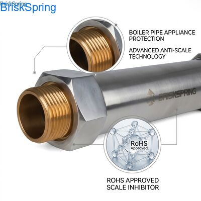 ওয়াটার ডিসক্যালার লবণ-মুক্ত সিস্টেম, বয়লার, পাইপ এবং যন্ত্রপাতিগুলির জন্য অ্যান্টি-স্কেল ওয়াটার কন্ডিশনার, RoHS অনুমোদিত 0.15MPa
